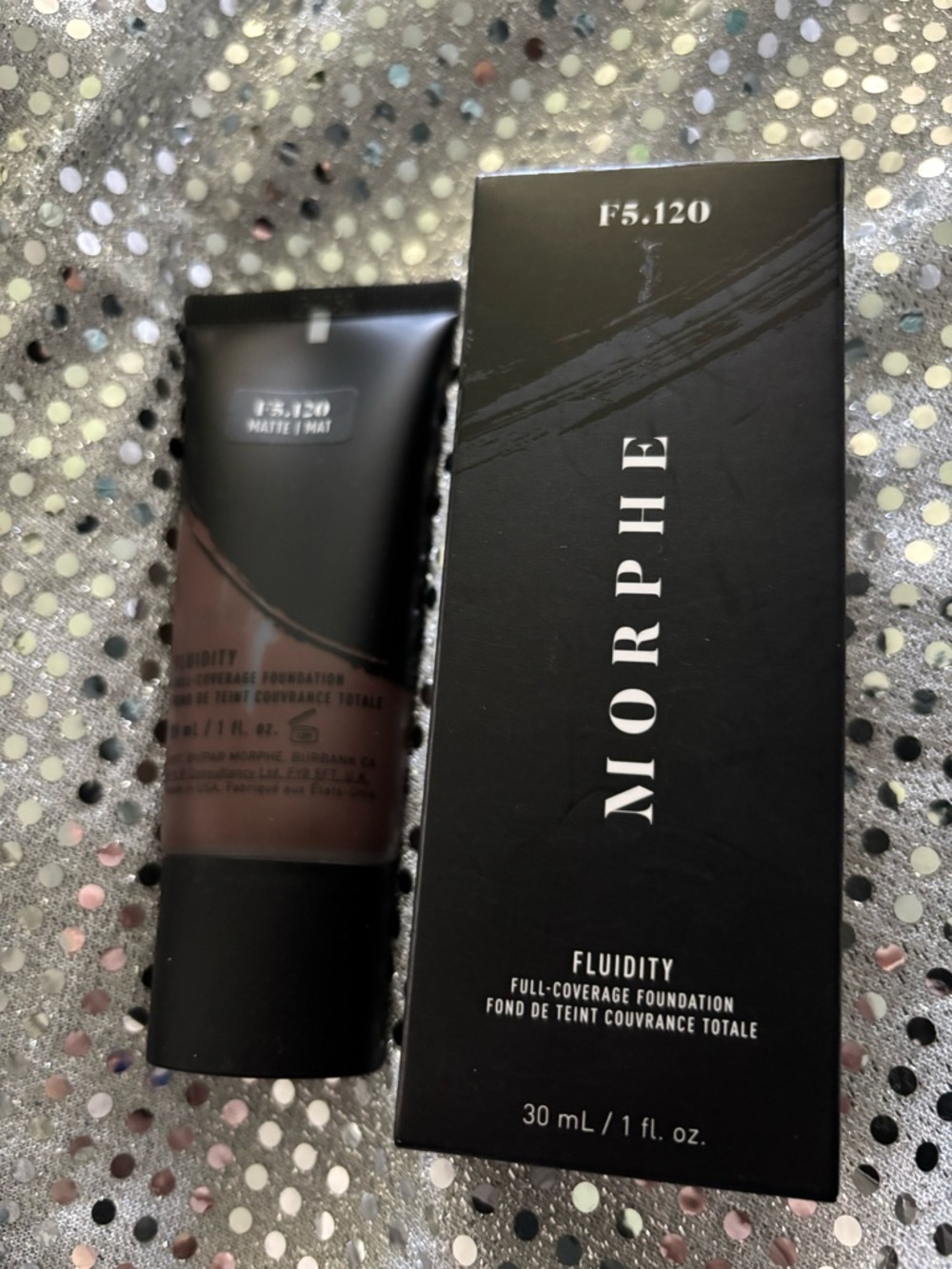Morphe Fluidity Full-Coverage Foundation - Matte Finish (Brown, Black Packaging)